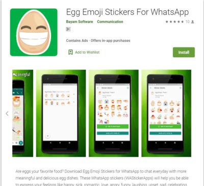 Enjoy Egg Emoji Stickers For WhatsApp Free Now